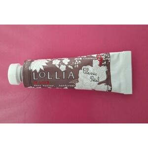 Lollia Perfumed Hand Creme CLASSIC PETAL Travel Size Cream NEW w/o Box Shea